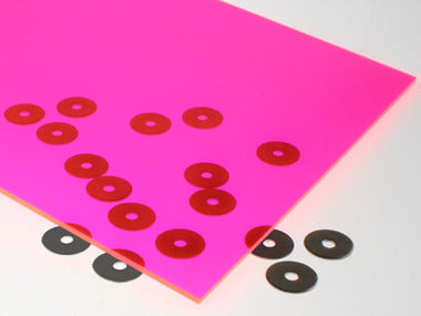 92320 Pink Fluorescent Perspex Sheet costumized sheets and panels
