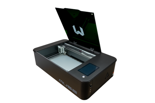 Muse Core 40W Laser Cutter with Cooling Box